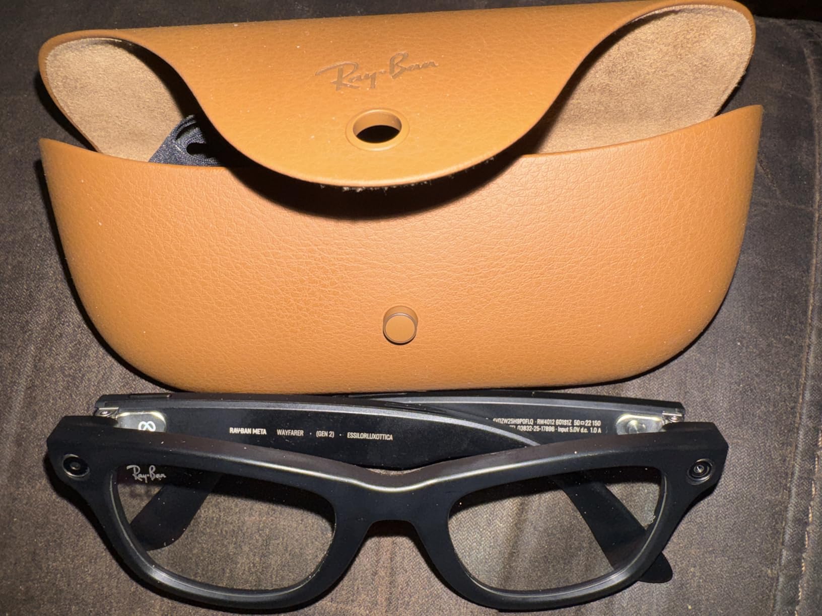 Ray-Ban Meta (Gen 2), Wayfarer, Matte Black | Smart AI Glasses - 2X Battery Life - 3K HD Resolution - 12 MP Ultra-Wide Camera, Audio, Video - Clear Lenses - Wearable Technology customer photo 1