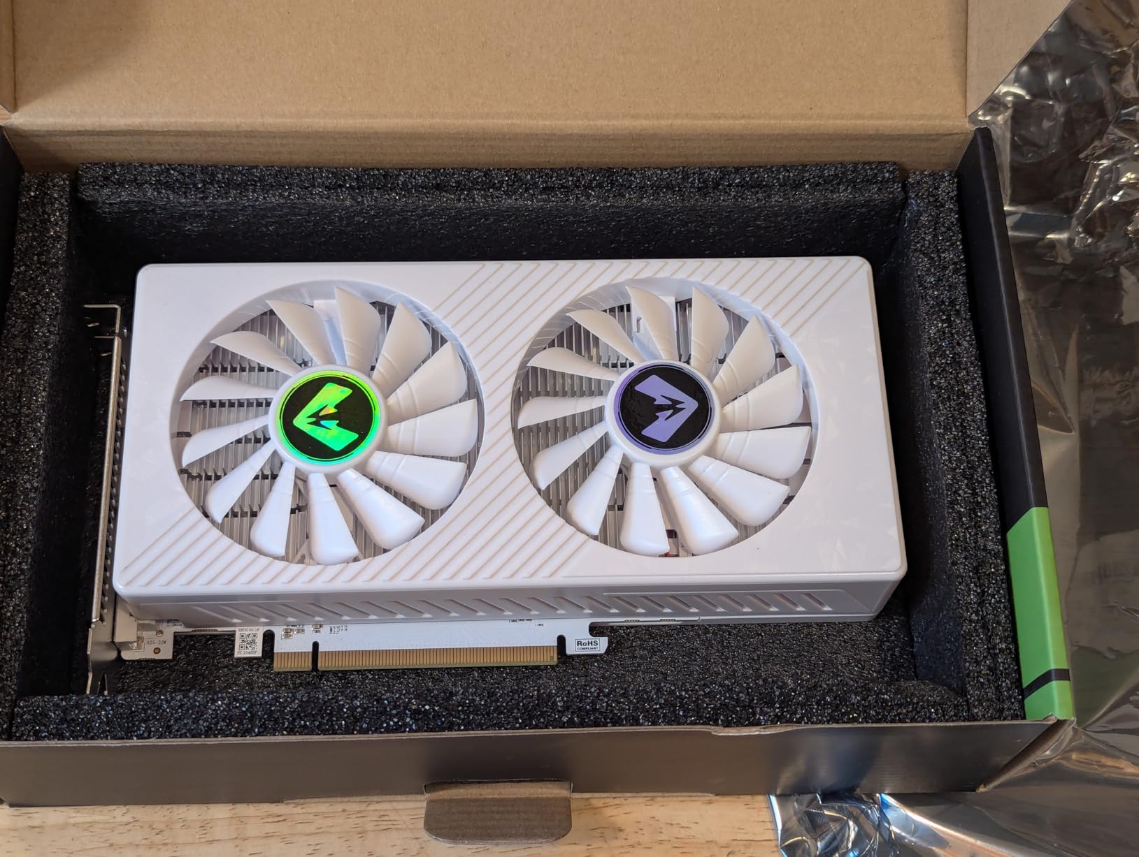 MOUGOL AMD Radeon RX 580 Gaming Graphics Card, 8GB GDDR5 256-Bit, Dual Fan Cooling, DP/HDMI/DVI Video Output, PCI Express X16 3.0, Computer GPU Support Windows 11/10/7 Desktop PC customer photo 2