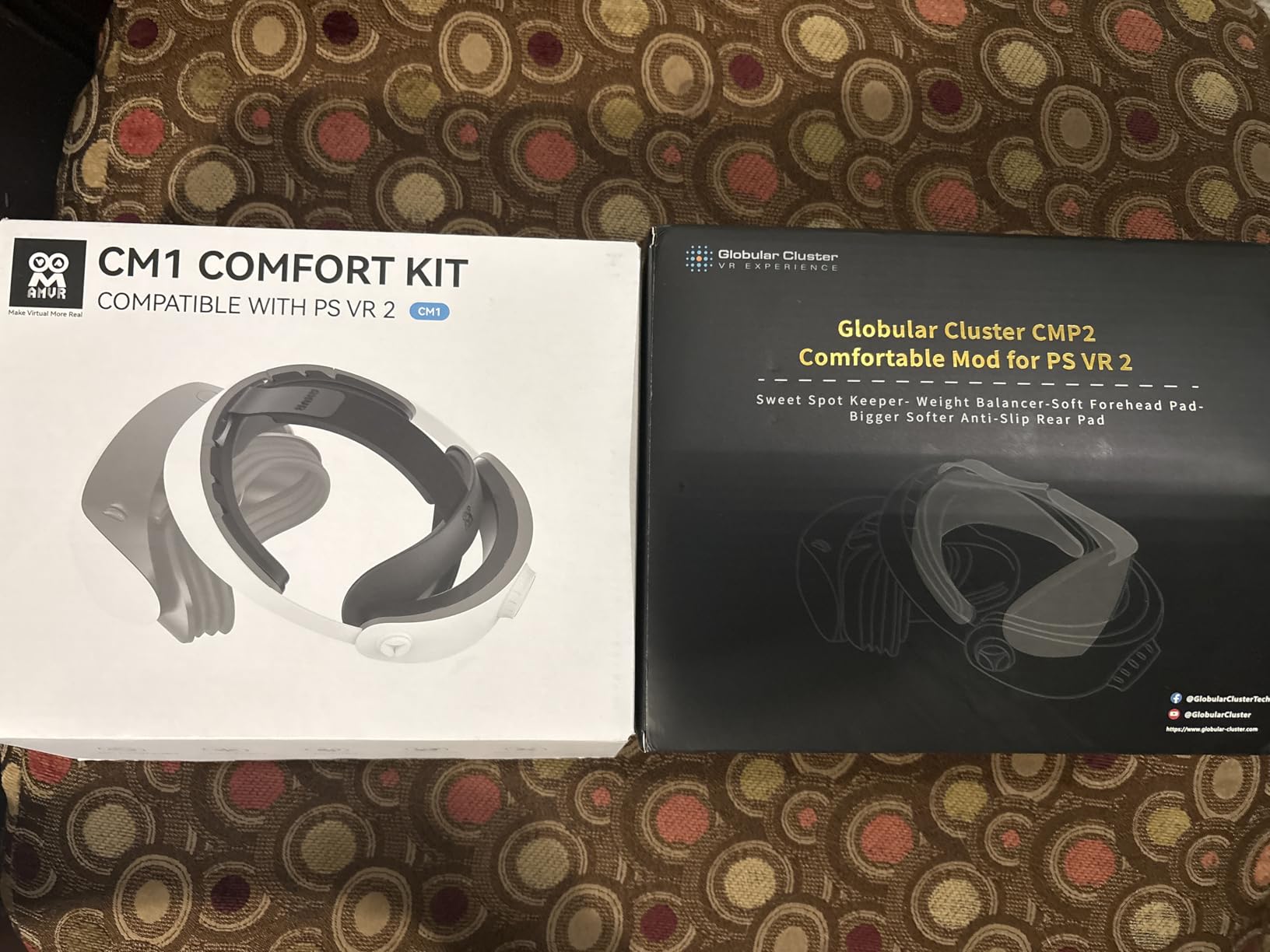 AMVR CM1 Comfortable Mod Kit for PS VR 2 Accessories, Stay in The Sweet Spot, Weight Balancer, Upgraded Soft & Breathable Forehead Pad and Rear Pad customer photo 1