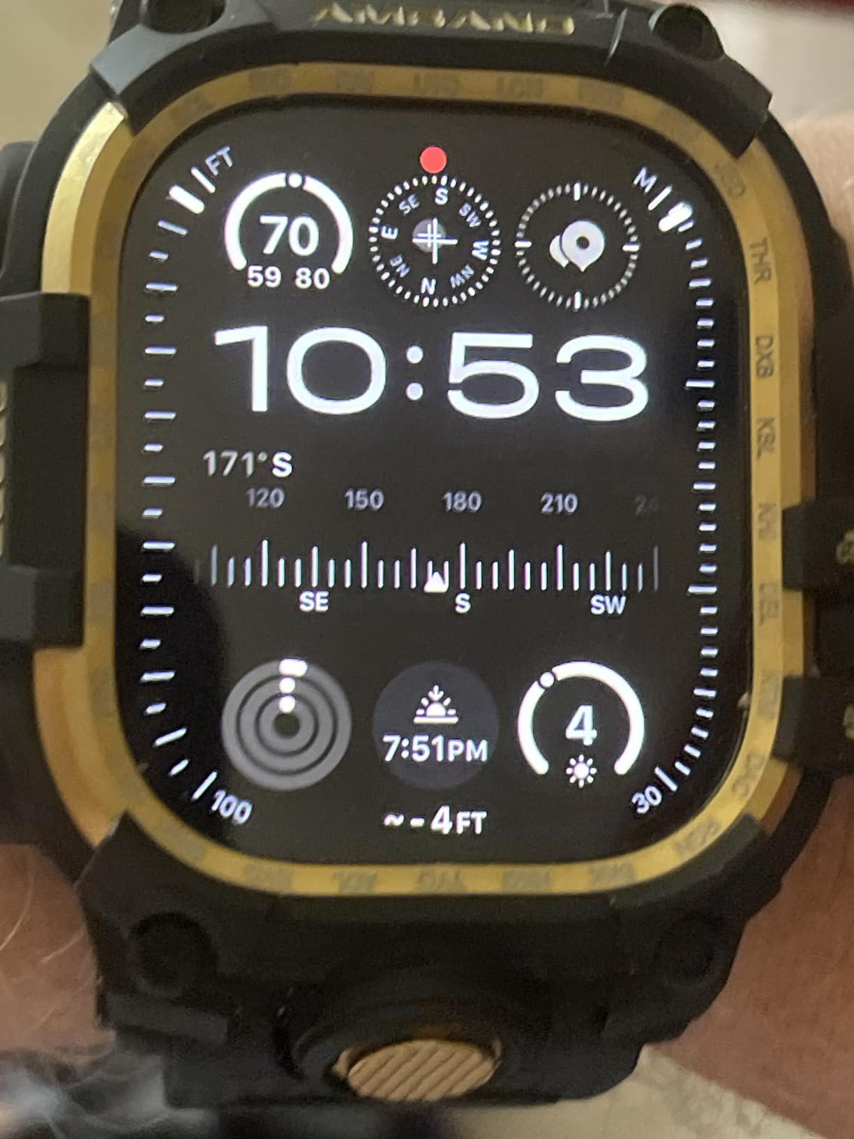 Apple Watch Ultra 3 [GPS + Cellular 49mm] Running & Multisport Smartwatch with Rugged Titanium Case with Black Alpine Loop - L customer photo 2