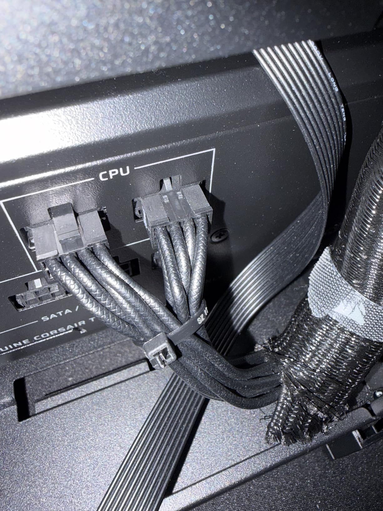 CORSAIR HX1500i Shift Fully Modular ATX Power Supply - Built-in iCUE Link System Hub, Dual Native 12V-2x6 Cable, ATX 3.1 & PCIe 5.1, Side-Mounted Connectors, Cybenetics Platinum - Black customer photo 1