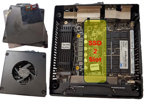 GMKtec M5 Ultra Gaming Mini PC Ryzen 7 7730U (Upgraded 7430U/ 5825U), 32GB RAM 512GB SSD Dual NIC LAN 2.5GbE Desktop Computers, Triple 4K Display, WiFi 6E, USB-C, BT 5.2, DP, HDMI 2.0 customer photo 2
