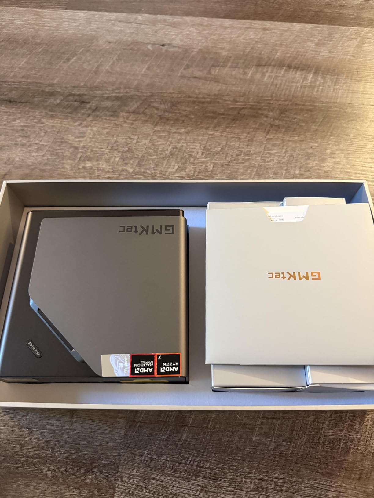 GMKtec Gaming PC Mini Computer, M7 Ultra Ryzen 7 PRO 6850U 32GB DDR5 RAM + 512GB PCIe SSD Oculink Dual NIC LAN 2.5G Desktop, Dual USB4, HDMI 2.1, USB-C customer photo 1