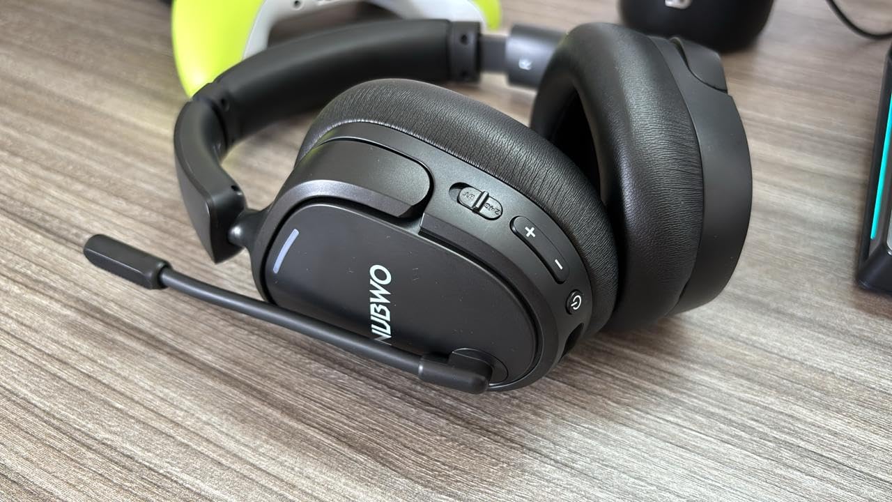 NUBWO Wireless Gaming Headset for PS5, PS4, PC, Laptop, Mac, 3 in 1 Gaming Headphones with 7.1 Surround Sound, Noise Canceling Mic, 20ms Low-Latency, 80Hr Battery, 2.4GHz/Bluetooth 5.4/3.5mm Wired customer photo 1