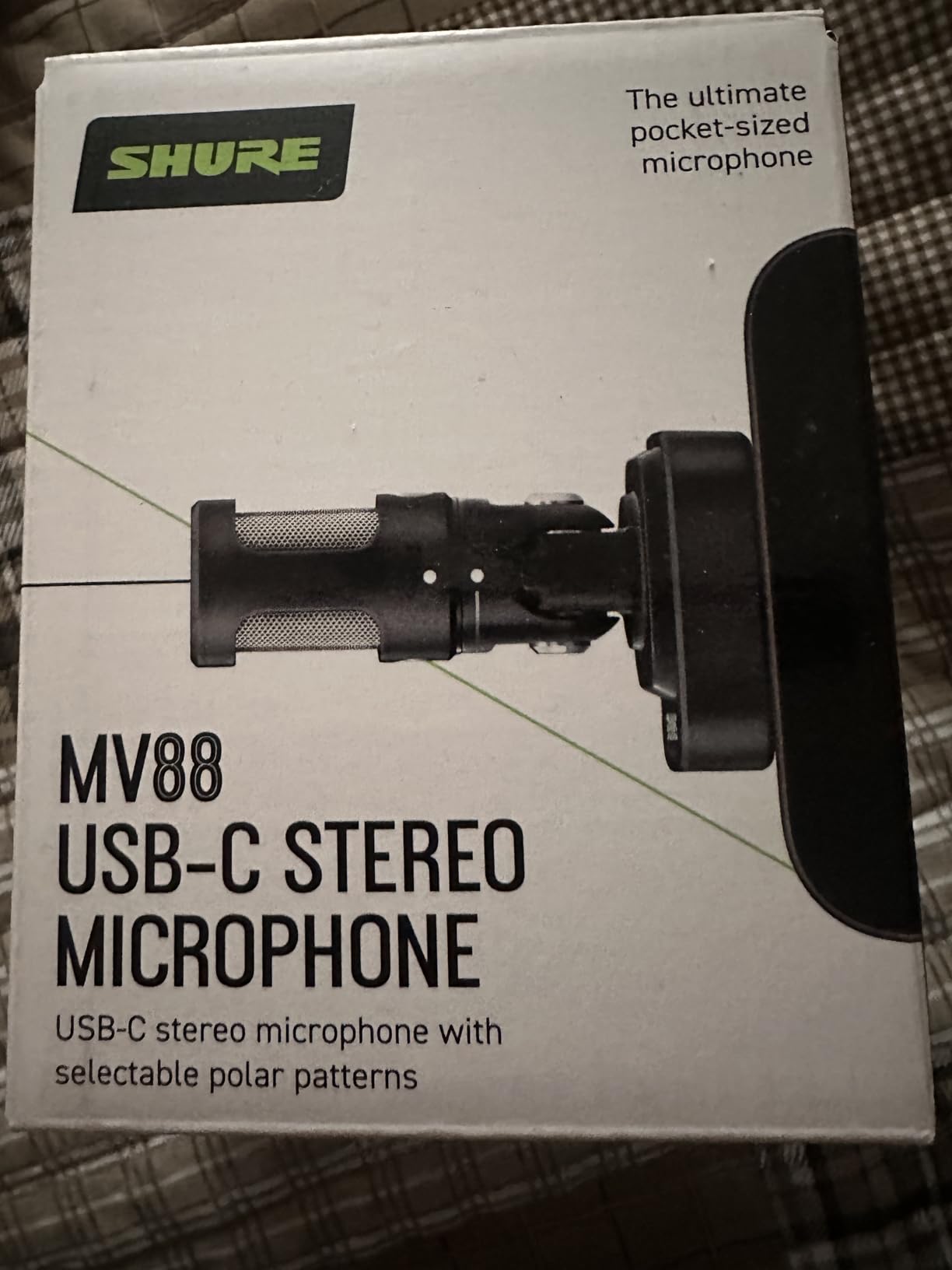 MV88 USB-C Microphone for Mobile Recording, Portable Mic for Vlogging with Auto Level Mode, Real-Time Denoiser for Smart Noise Cancelling & 4 Polar Patterns, Black customer photo 2