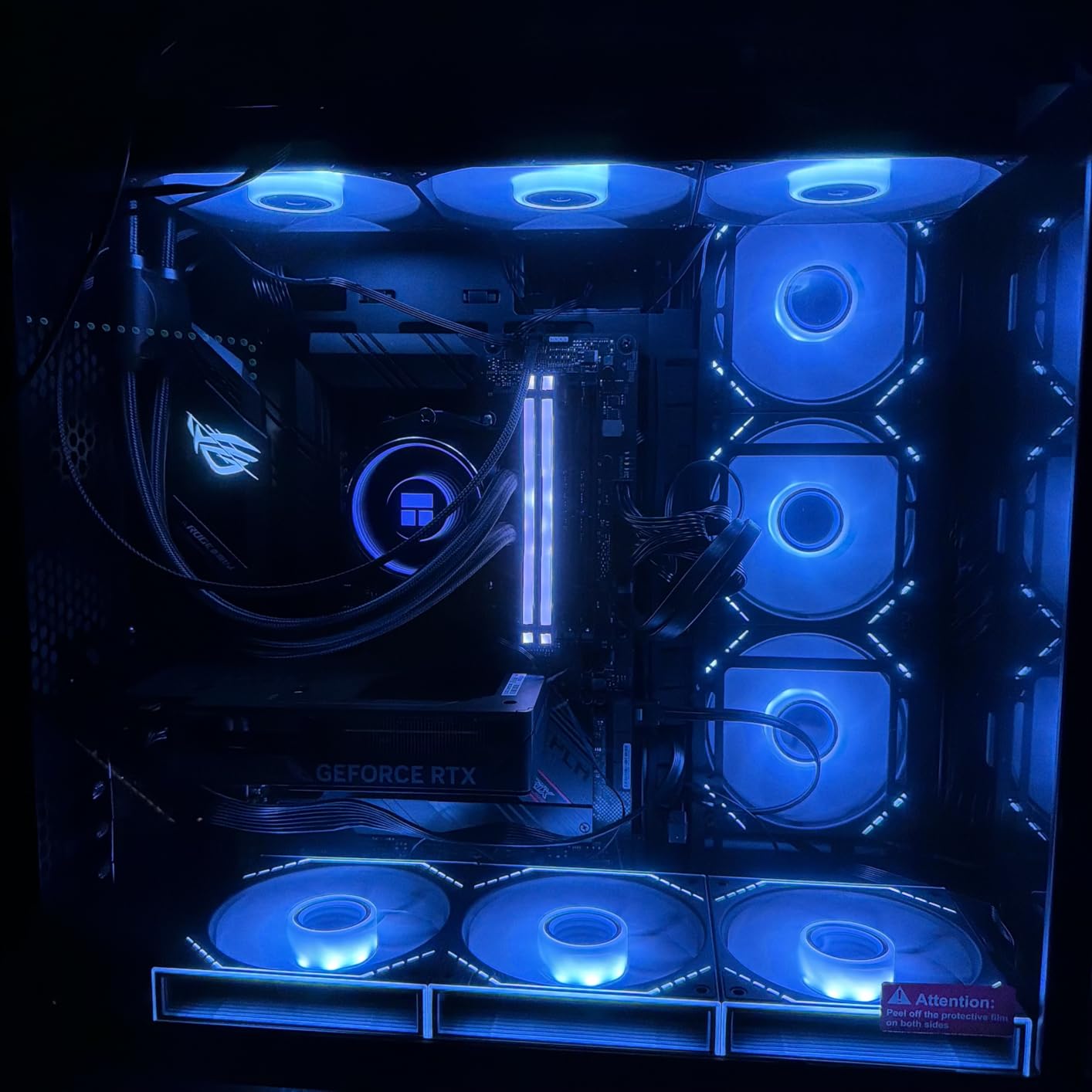 Thermalright TL-M12Q-S X3 120mm PC Case Fans, PWM ARGB Fans, 2000RPM High Airflow, Daisy-Chain, Infinity Mirror Lighting, 3-Pack customer photo 2