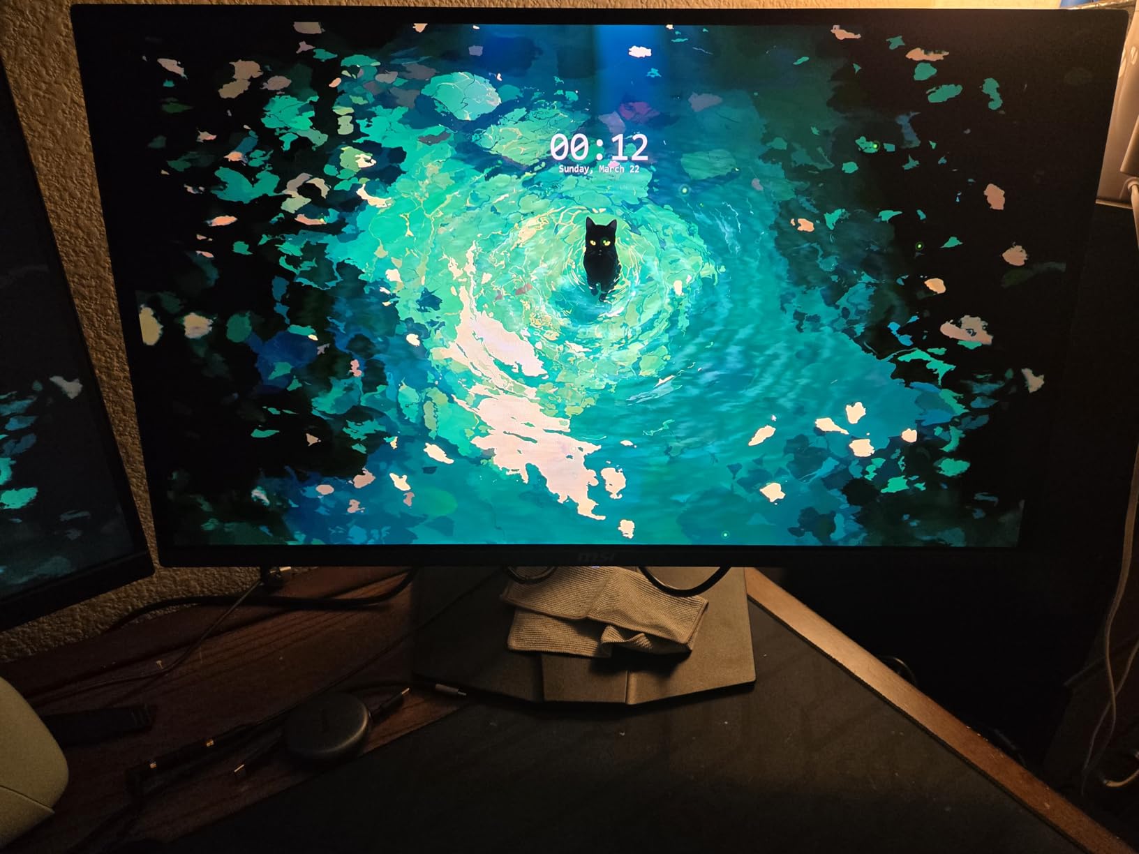 MSI MAG 274QP QD-OLED X24 27-Inch WQHD Gaming Monitor, 2560 x 1440 Quantum Dot OLED Panel, 240Hz, 0.03ms, Adaptive-Sync, HDMI 2.1, DP 1.4a, Tilt/Height Adjustable, Black customer photo 1