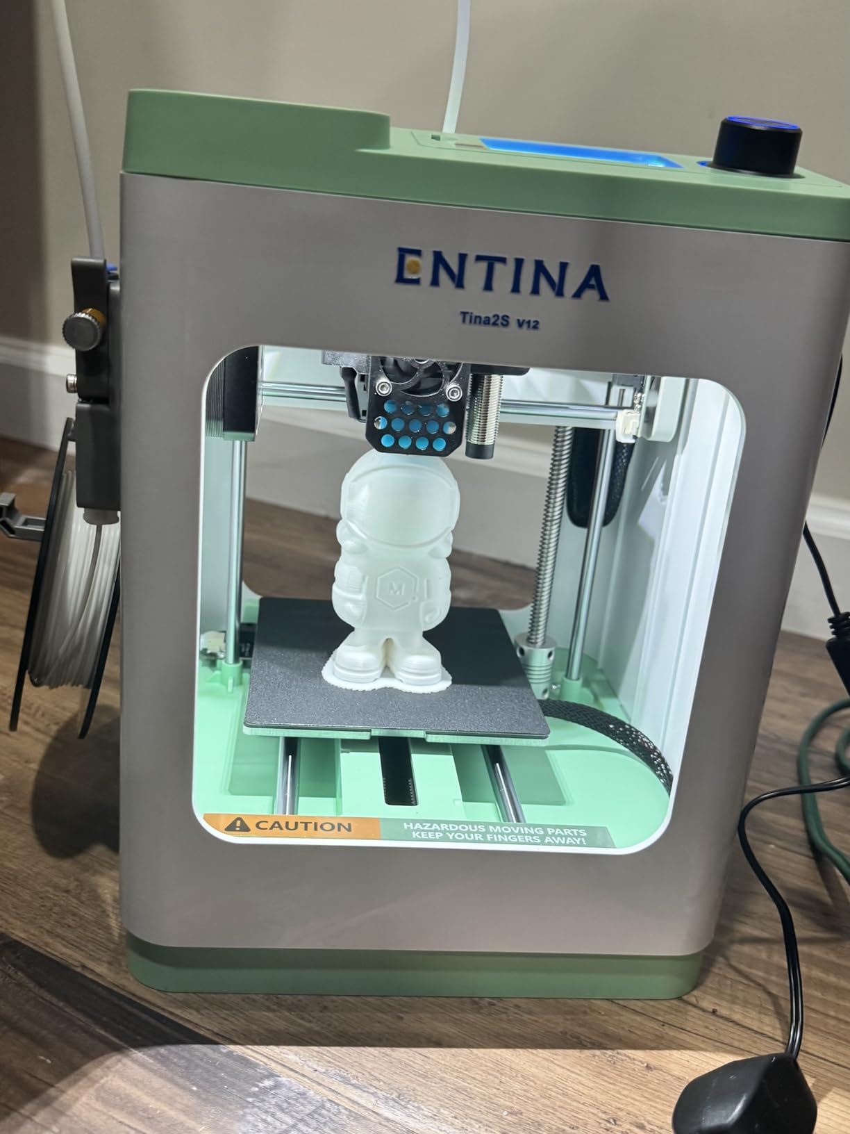 Entina TINA2S 3D Printers with WiFi Cloud Printing, Fully Assembled with Auto Leveling, Huge Library, DIY Mini 3D Printer for Beginners and Kids, High Precision 3D Printer for Home, Office & School customer photo 1