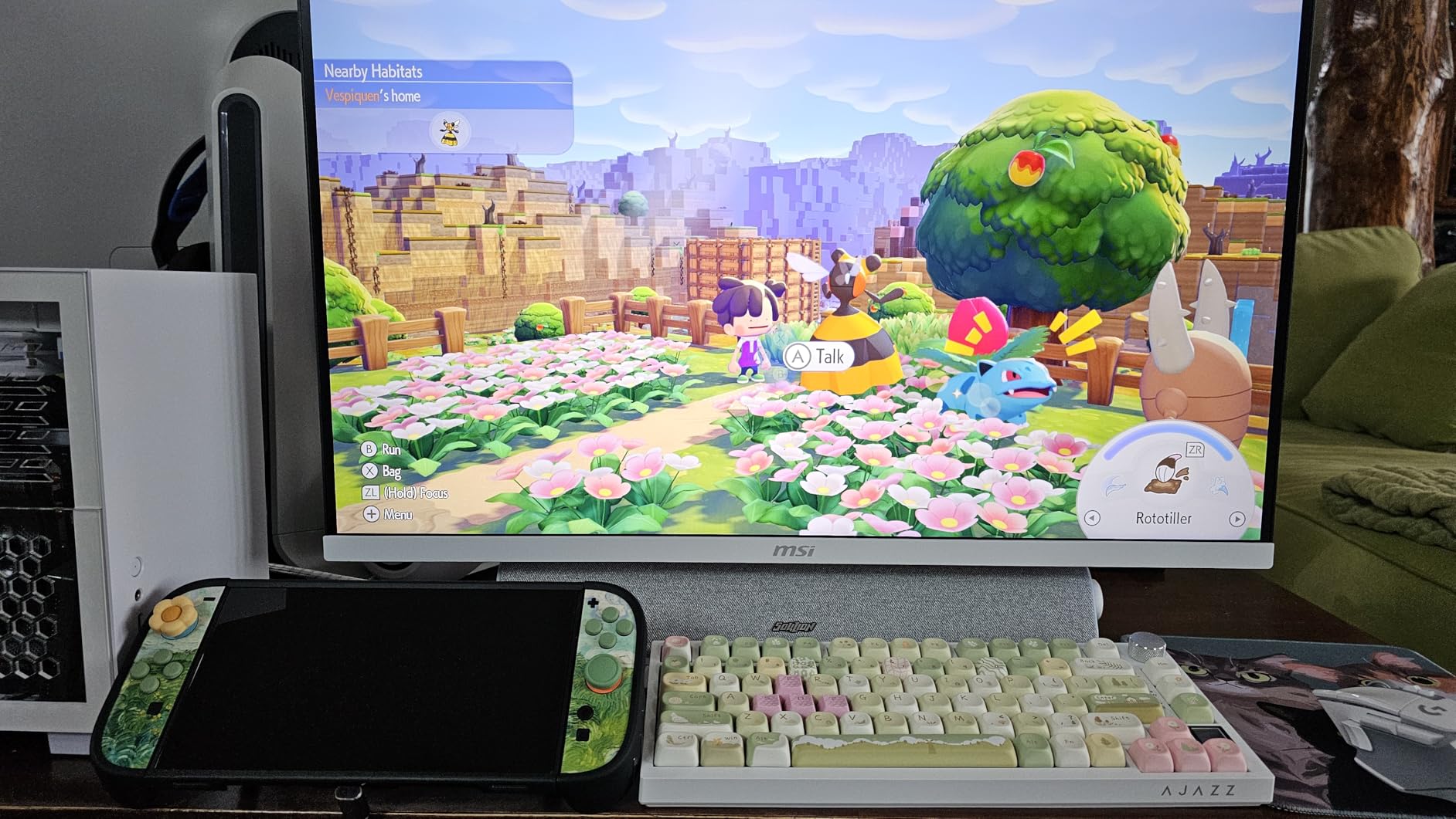 Switch 2 Dock,Portable USB C Docking Station with 4K@120Hz/PD 100W/1000M Ethernet/2 USB 3.0 Port,Aluminum Alloy Travel TV Dock for Switch/Steam Deck/ROG Xbox Ally X/Legion Go 1/2/S customer photo 1