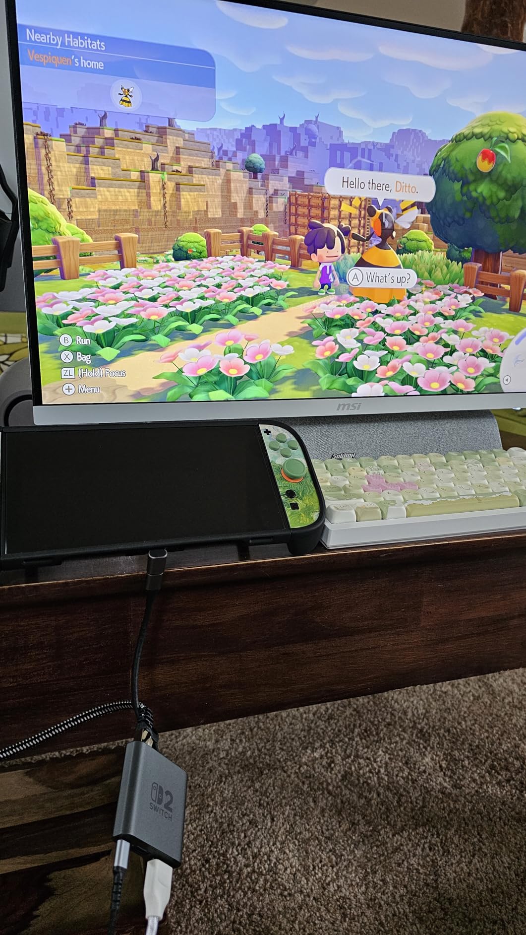Switch 2 Dock,Portable USB C Docking Station with 4K@120Hz/PD 100W/1000M Ethernet/2 USB 3.0 Port,Aluminum Alloy Travel TV Dock for Switch/Steam Deck/ROG Xbox Ally X/Legion Go 1/2/S customer photo 2