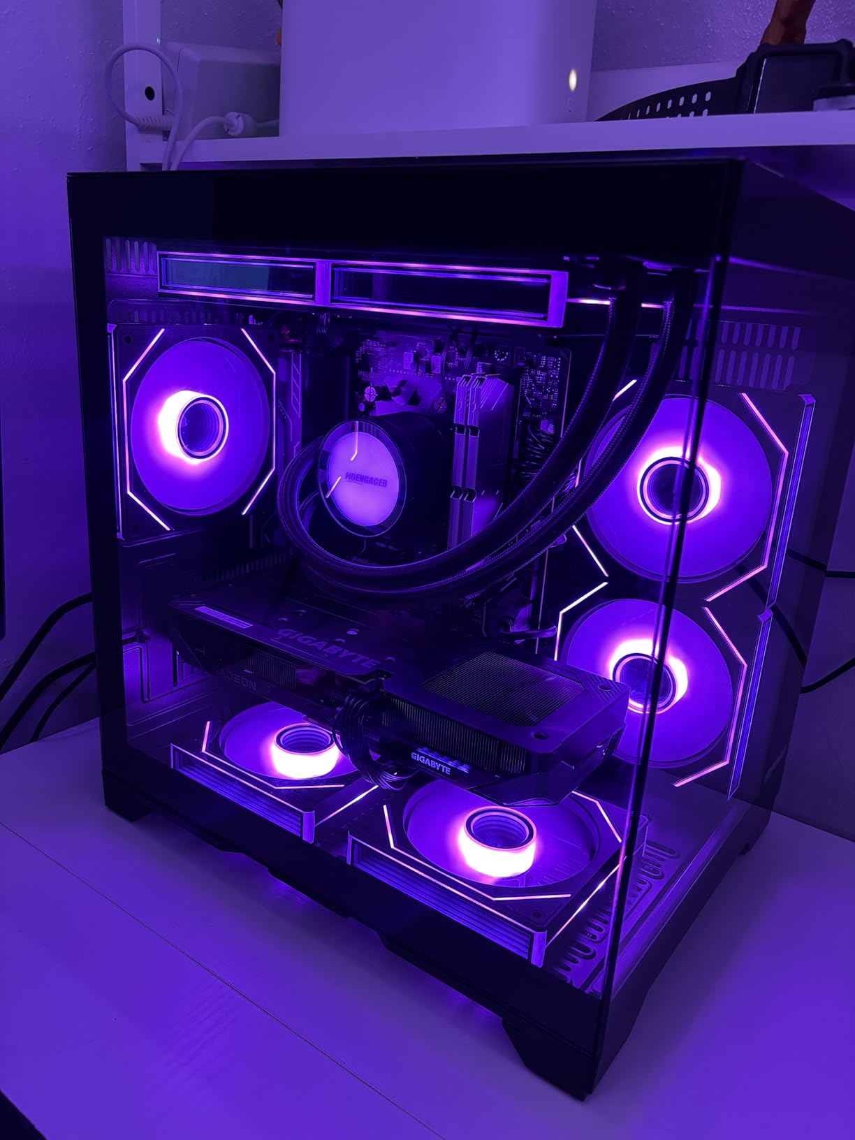 Gaming PC | AMD Ryzen 7 7800X3D & RTX 5070 12GB | 32GB DDR5 6000MHz RAM | 1TB SSD | PSU 650W | WiFi & BT | 240mm Liquid Cooler & 7 RGB Fans| Windows 11 | Black Desktop Computer customer photo 1