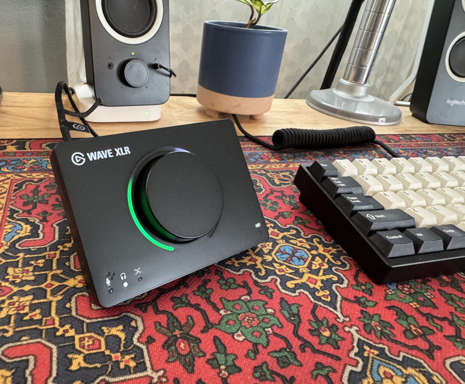Wave XLR MK.2 - USB Audio Interface and DSP Mixer for XLR Microphones, 80dB Gain, Onboard Effects, LED Feedback, Touch Mute, Works with Stream Deck, PC & Mac customer photo 1