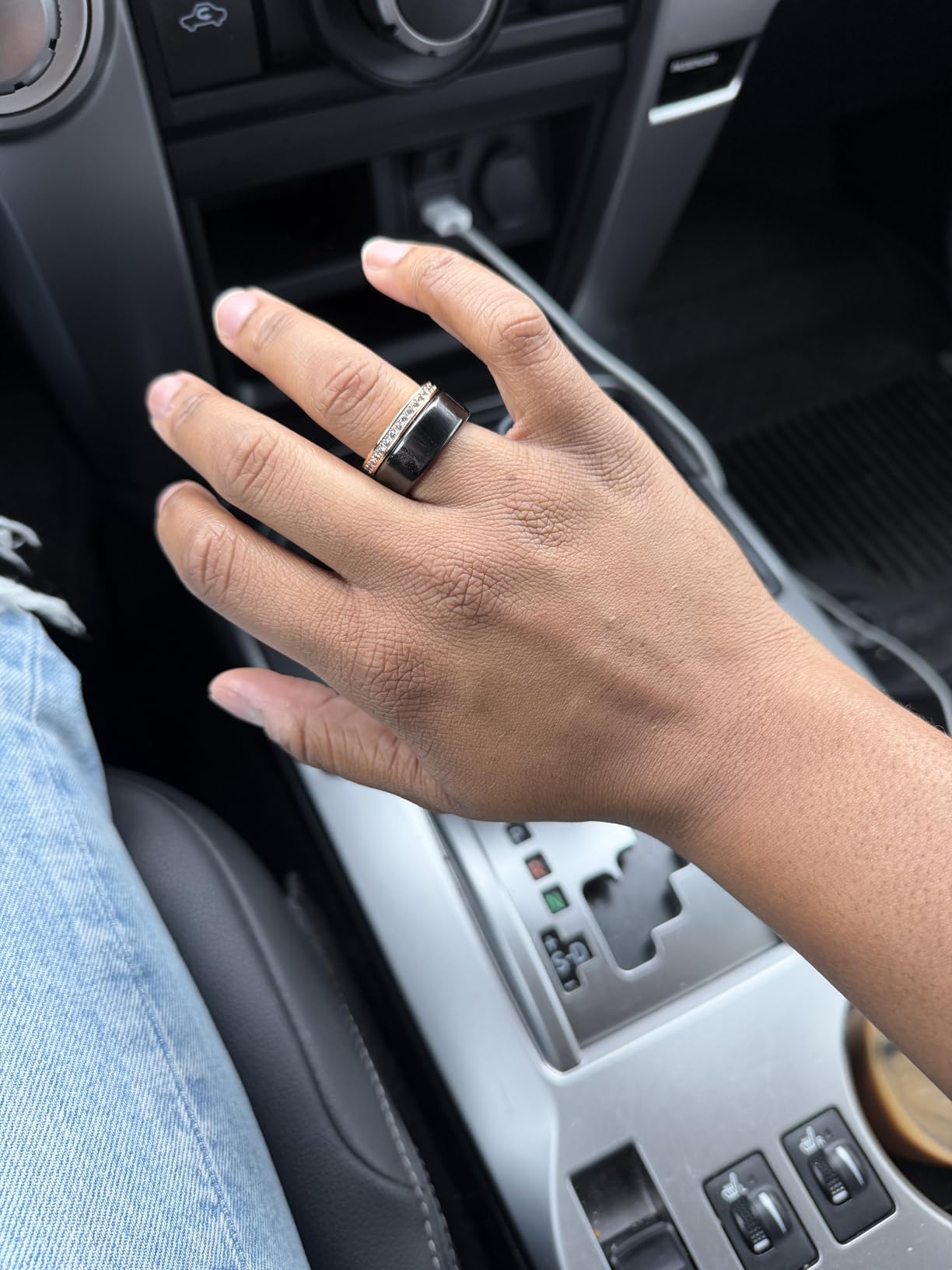COLMI R02 Smart Ring for Women and Men, with Charging Case, Heart Rate, Blood Oxygen, Sleep Health Monitoring, No Subscription Fee customer photo 1
