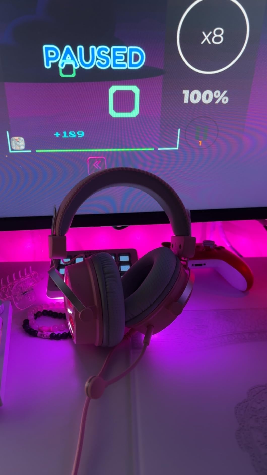FIFINE Wired Open Back Gaming Headset, Open Acoustic Audio, Breathable Mesh Fabric, 7.1 Surround Sound, Vibrant RGB, USB Control Box, Over-Ear Headphone with Mic for PC, PS5/PS4, Laptop, Mac - H19BP customer photo 1