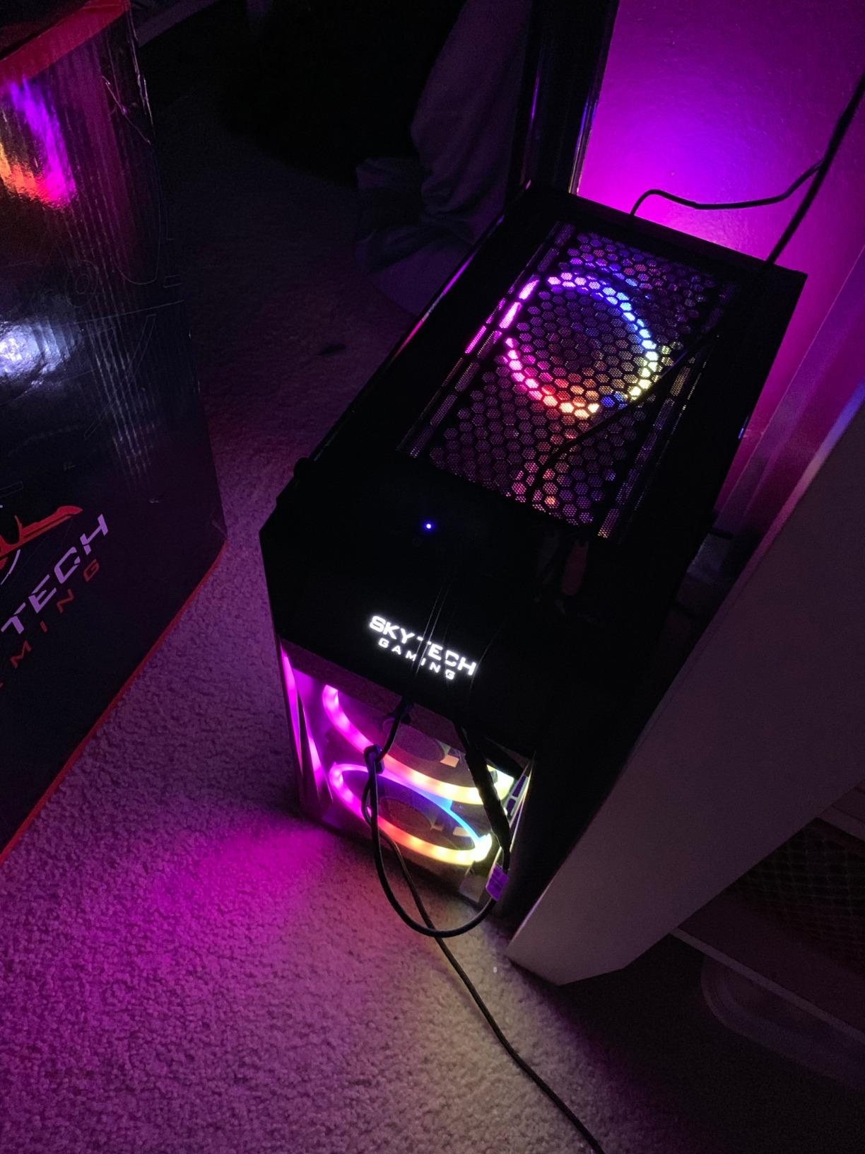Skytech Gaming Rampage Gaming PC, AMD Ryzen 7 7700 3.8GHz, AMD RX 9070XT 16GB VRAM, 1TB NVMe SSD, 16GB DDR5 RAM 5200, 850W Gold ATX 3 PSU, Wi-Fi, Win 11, Desktop customer photo 2