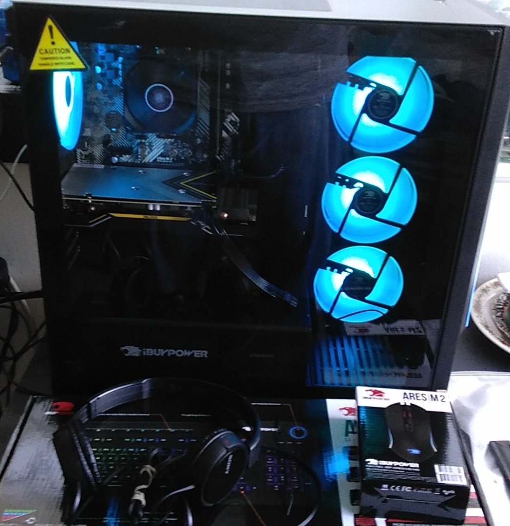 iBUYPOWER Element Gaming PC Desktop Computer AMD Ryzen 9 7900X CPU, NVIDIA GeForce RTX 5070 12GB GPU, 32GB DDR5 RAM, 1TB NVMe SSD, Windows 11 Home, Gamer Keyboard and Mouse - EWA9N5702 customer photo 1
