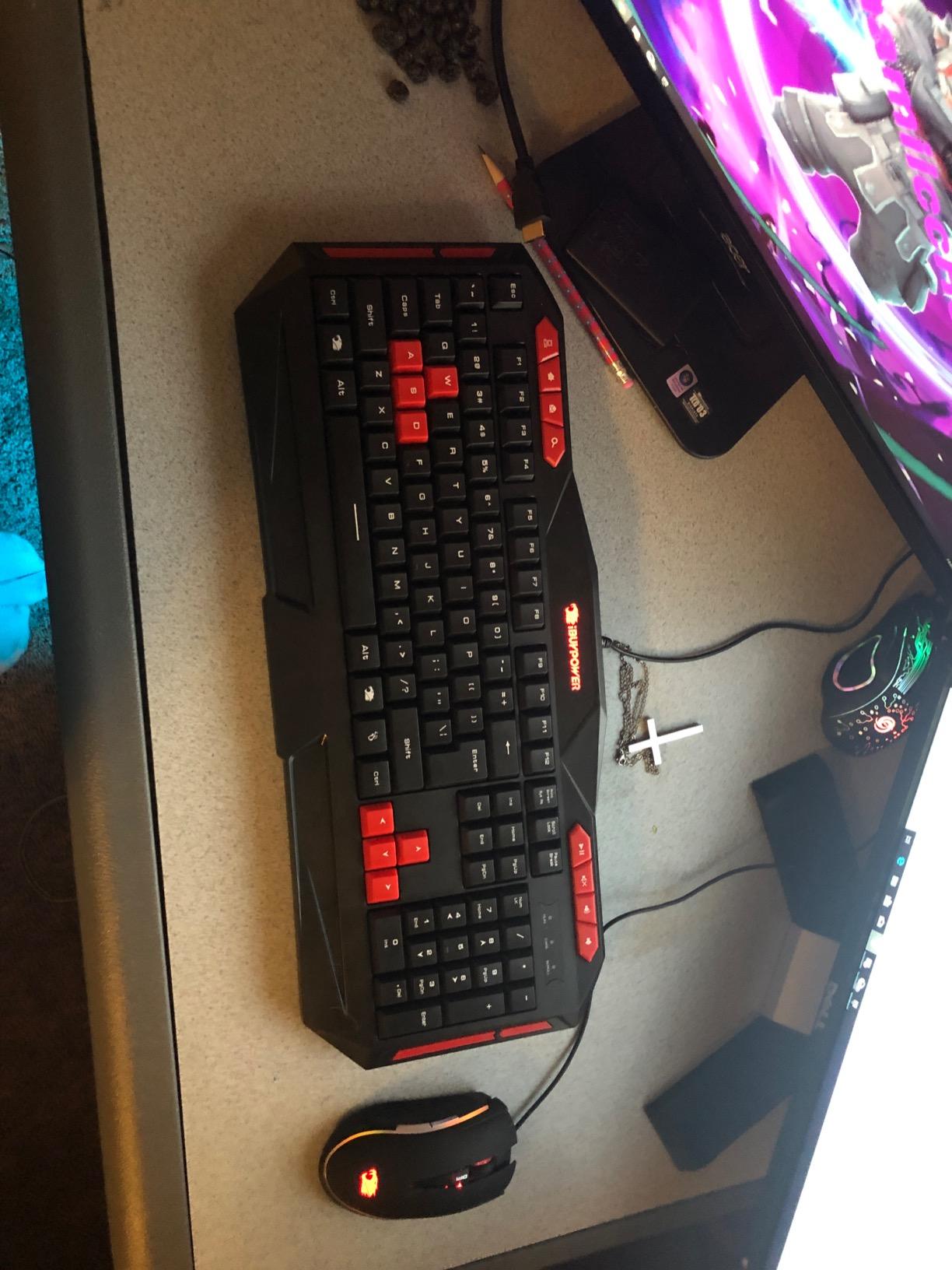 iBUYPOWER Slate Gaming PC Desktop Computer AMD Ryzen 7 9700F CPU, AMD Radeon RX 9060 8GB GPU, 16GB DDR5 RAM, 1TB NVMe SSD, Windows 11 Home, Gamer Keyboard and Mouse - SBA7R9601 customer photo 1