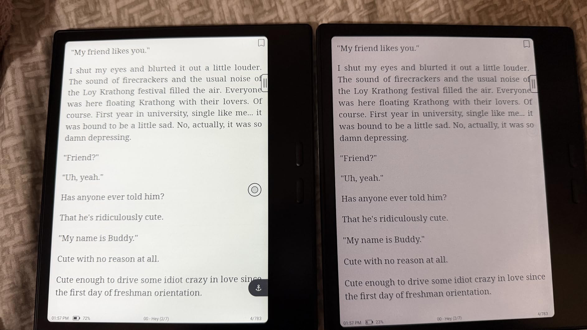 BOOX Tablet Go 7 B/W E Ink Tablet 4G 64G Support Active Stylus InkSense (Black) customer photo 2