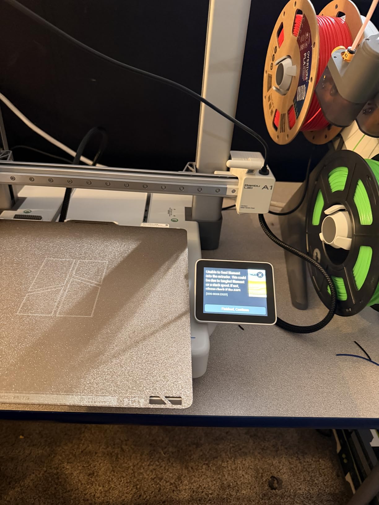 Bambu Lab A1 Combo + LED Lamp Kit, Support Multi-Color 3D Printing, High Speed & Precision, Full-Auto Calibration & Active Flow Rate Compensation, ≤48 dB Quiet FDM 3D Printers customer photo 2