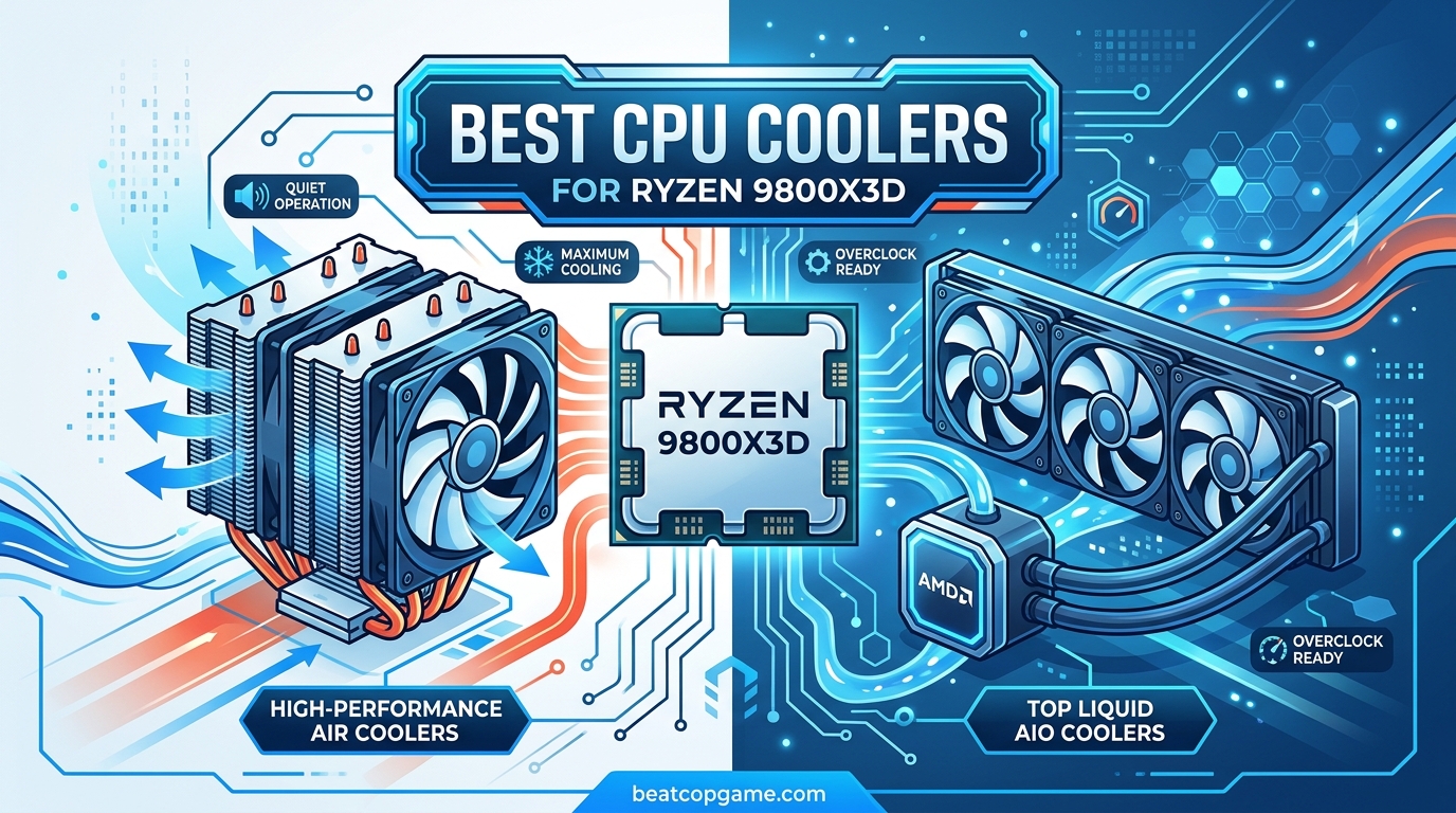 Best CPU Coolers for Ryzen 9800X3D