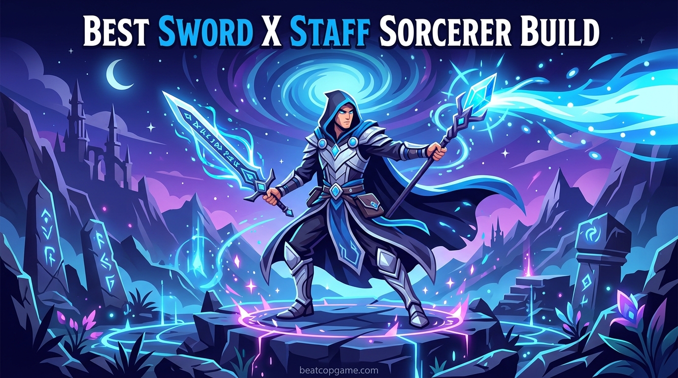 Best Sword x Staff Sorcerer Build