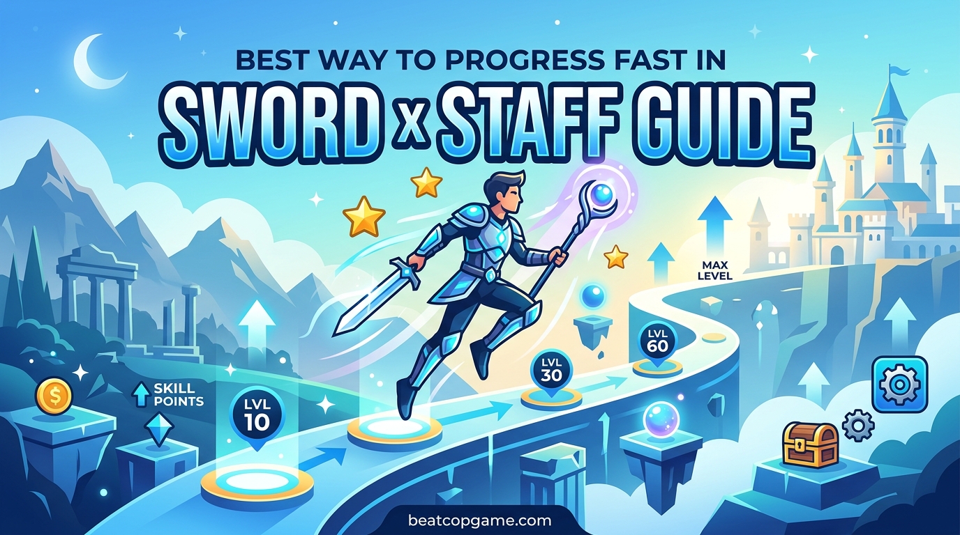 Best Way to Progress Fast in Sword x Staff Guide