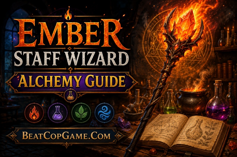Ember Staff Wizard Alchemy Guide