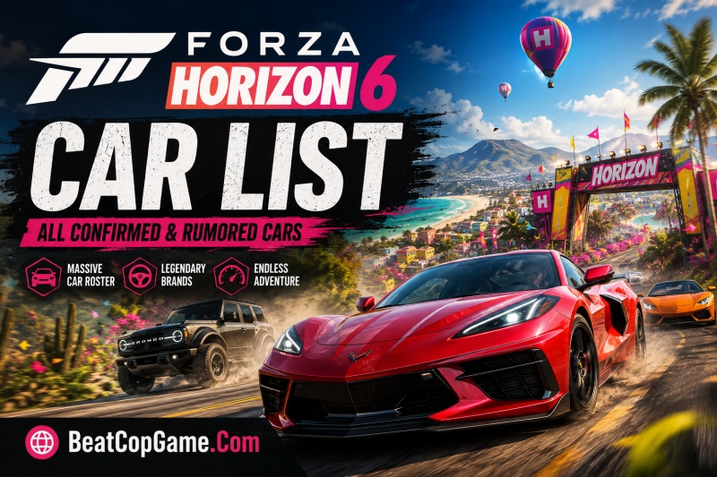 Forza Horizon 6 Car List