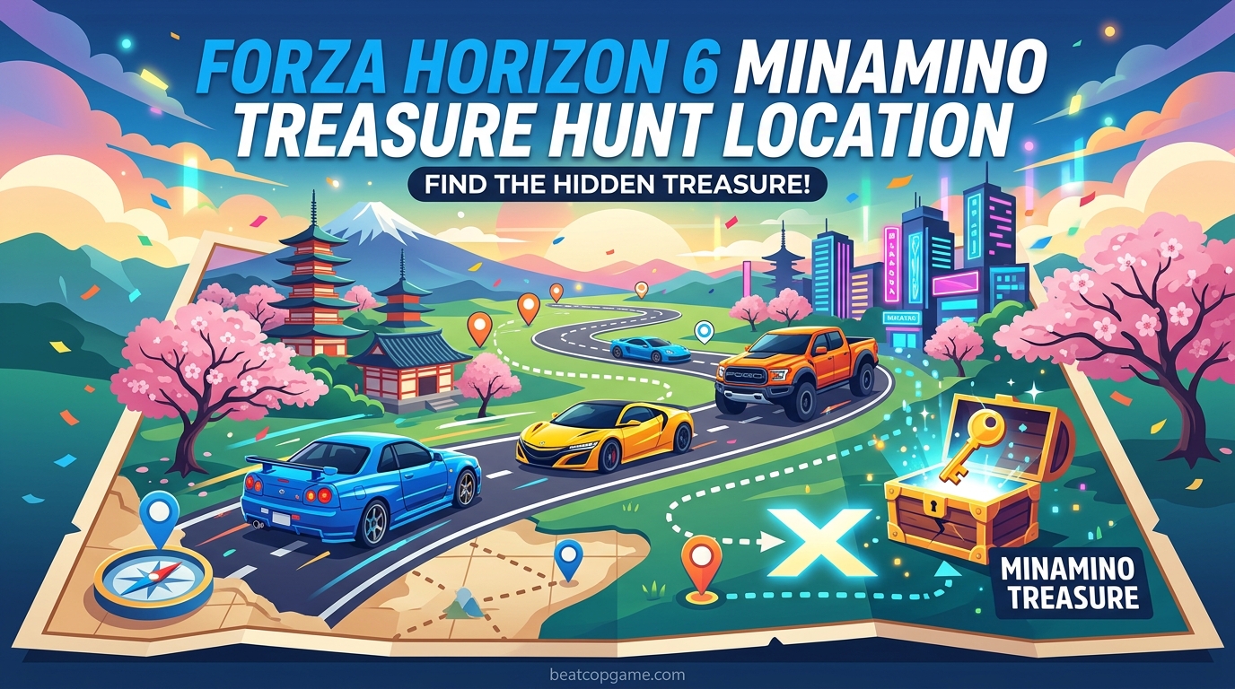 Forza Horizon 6 Minamino Treasure Hunt Location