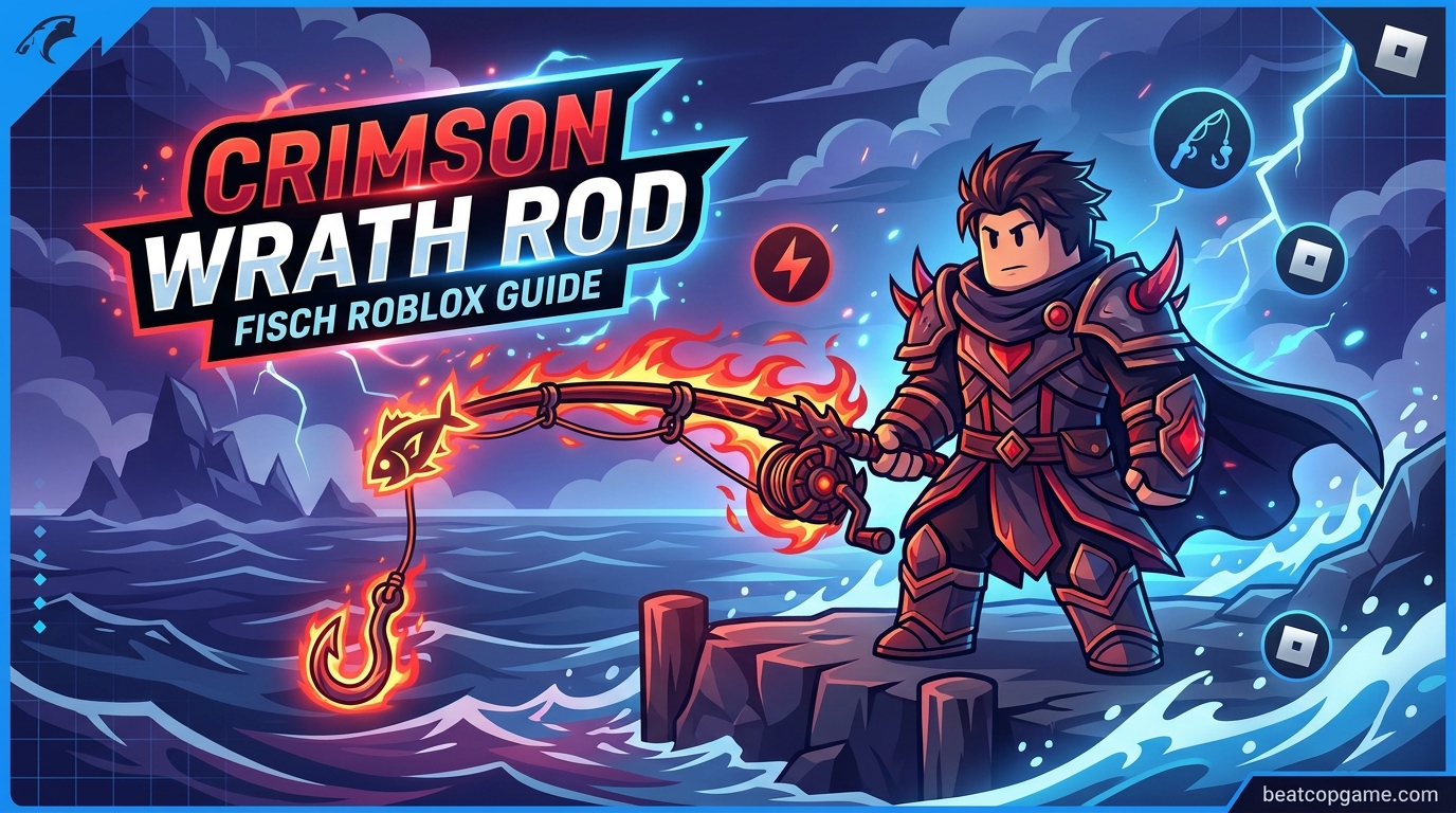 How to Get Crimson Wrath Rod in Fisch Roblox Guide