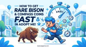 How to Get Rare Bison and Compass Coins Fast in Adopt Me