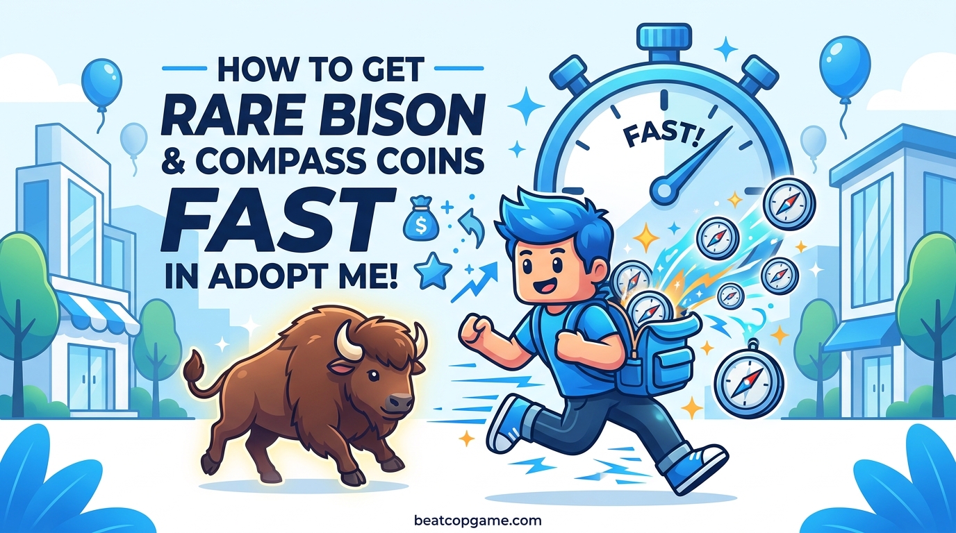 How to Get Rare Bison and Compass Coins Fast in Adopt Me