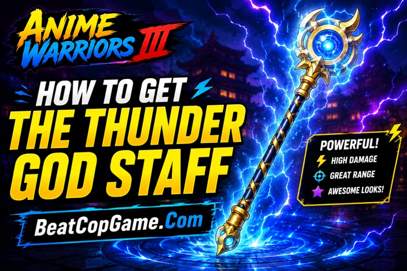 How to Get the Thunder God Staff in Anime Warriors III
