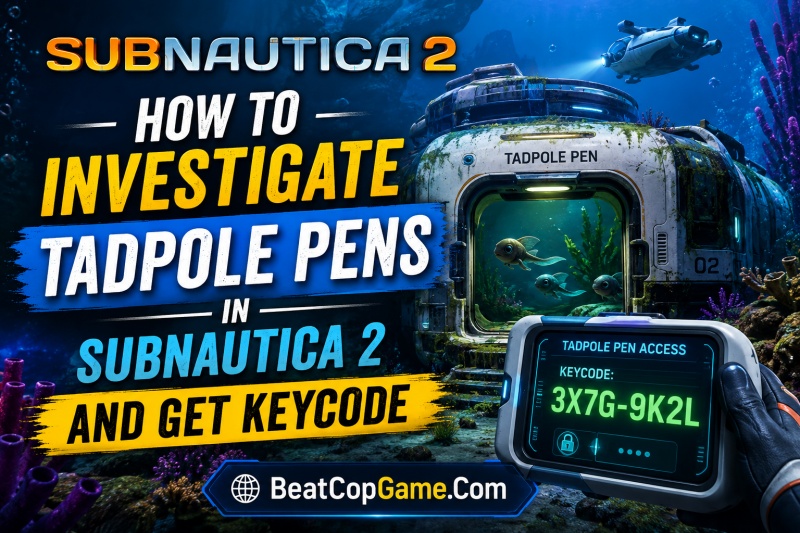 How to Investigate Tadpole Pens in Subnautica 2 and Get Keycode