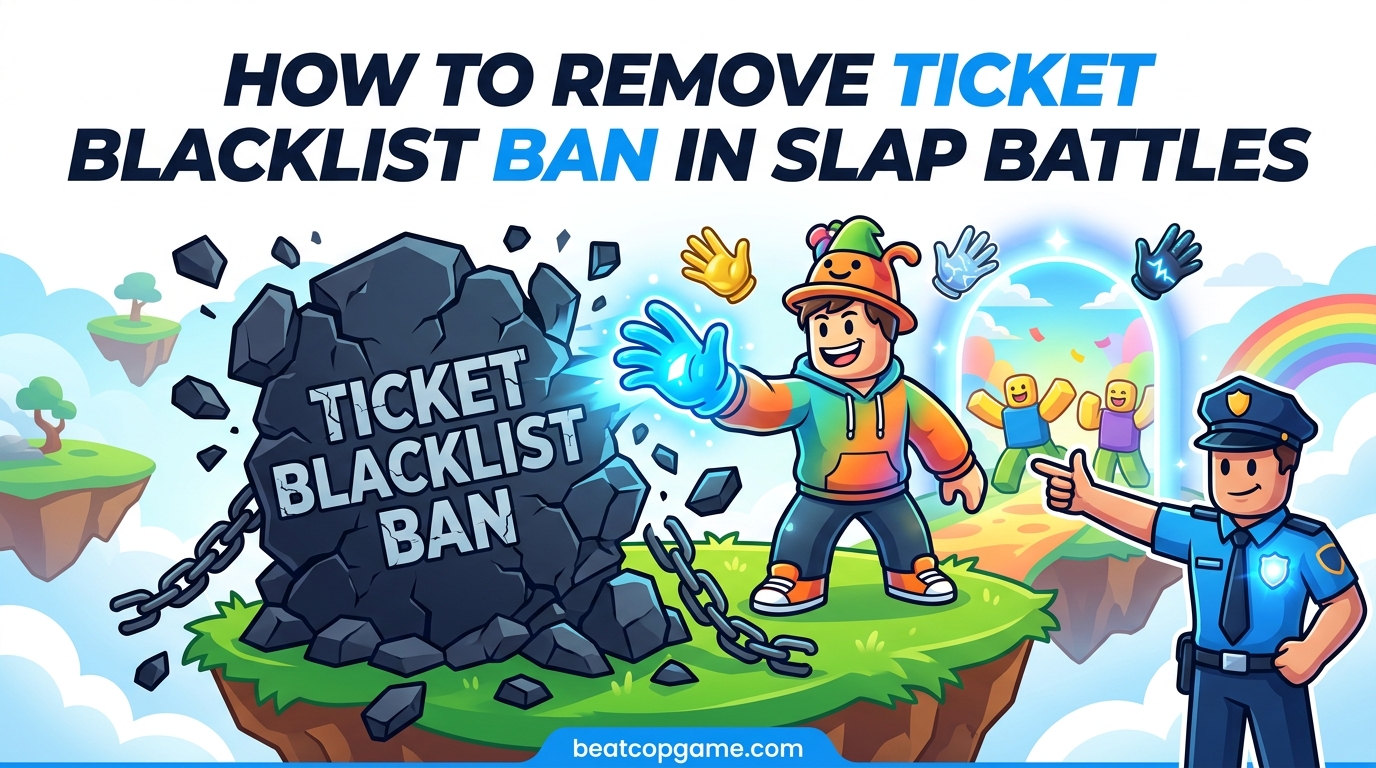 How to Remove Ticket Blacklist Ban in Slap Battles