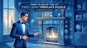 How to Solve 007 First Light Fireplace Puzzle