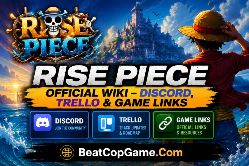 Rise Piece Official WIKI - Discord, Trello & Game Links