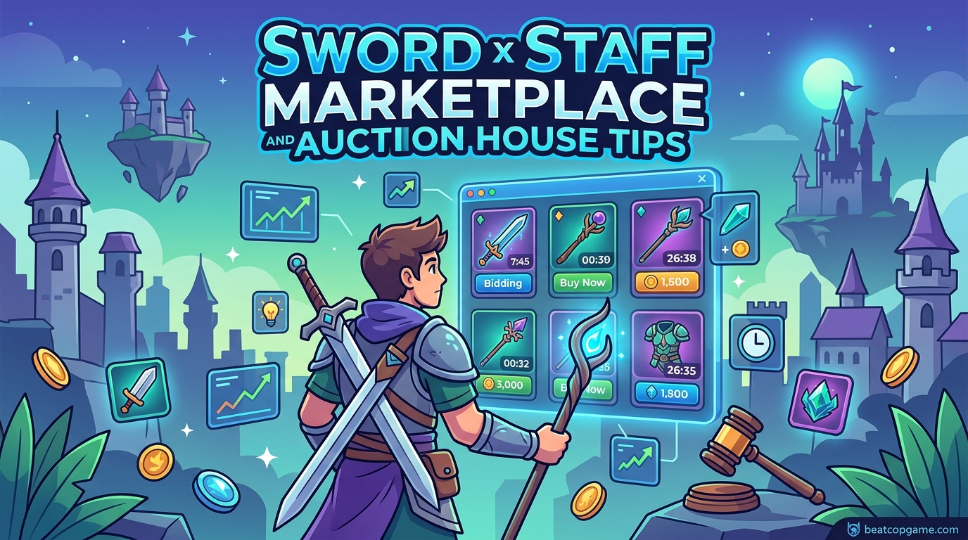 Sword x Staff Marketplace and Auction House Tips
