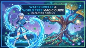 Water Noelle & World Tree Magic Guide in Clover Origins