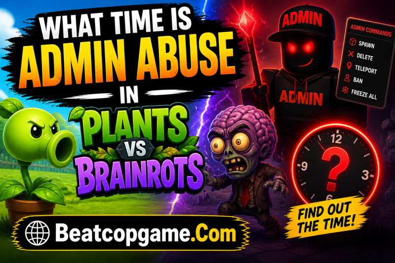 What Time is ADMIN ABUSE in Plants vs Brainrots