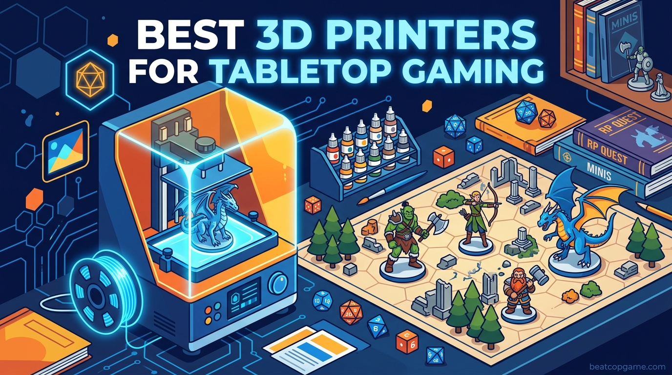 Best 3D Printers for Tabletop Gaming