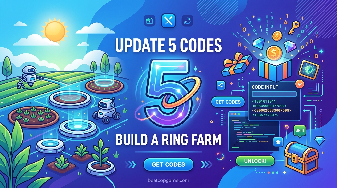 Build a Ring Farm Update 5 Codes