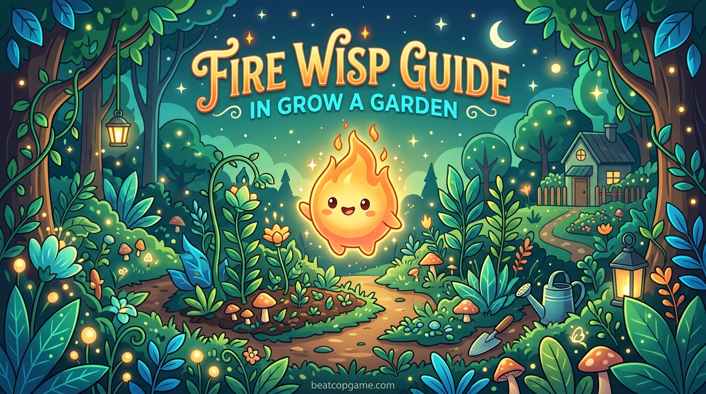 Fire Wisp Guide in Grow a Garden