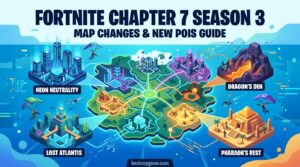 Fortnite Chapter 7 Season 3 Map Changes and New POIs Guide