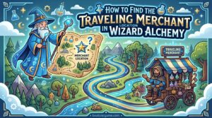 How to Find the Traveling Merchant Location in Wizard Alchemy