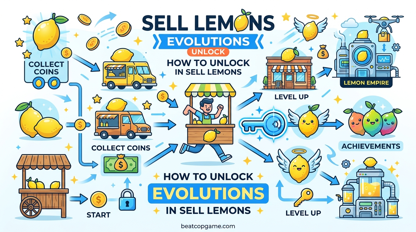 How to Unlock Evolutions in Sell Lemons