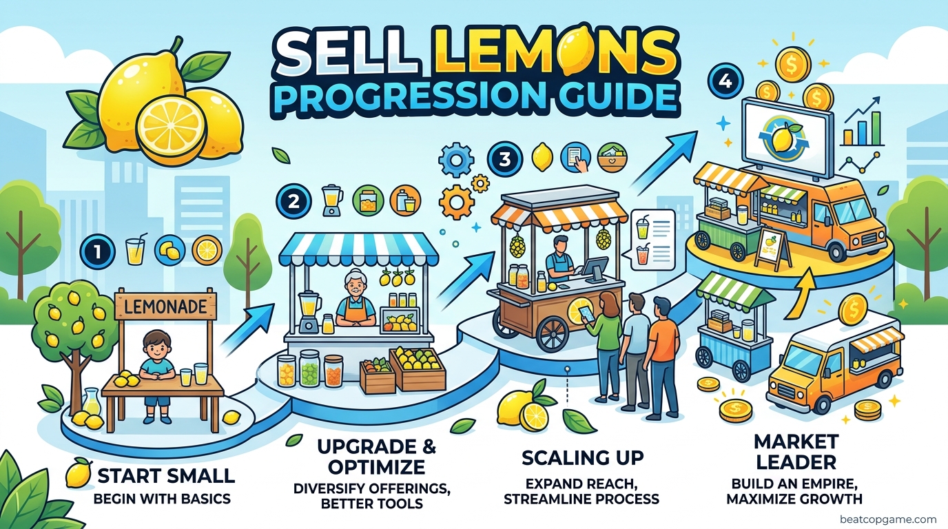 Sell Lemons Progression Guide