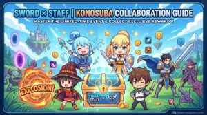 Sword x Staff Konosuba Collaboration Guide