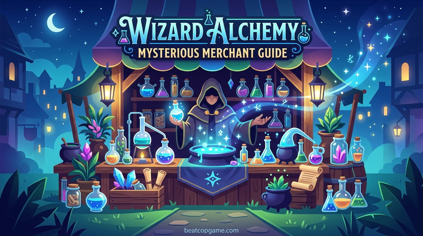 Wizard Alchemy Mysterious Merchant Guide