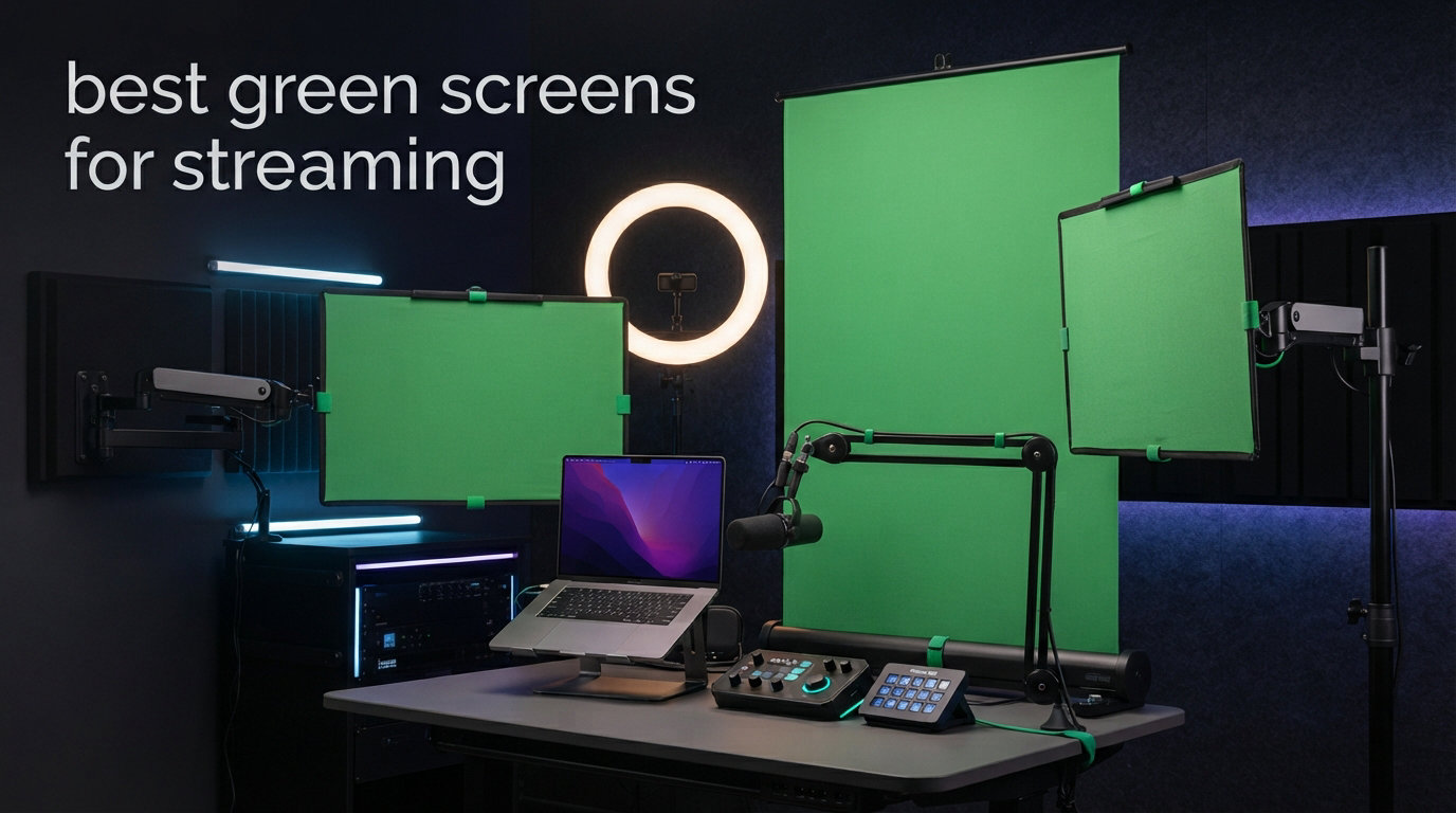best green screens for streaming